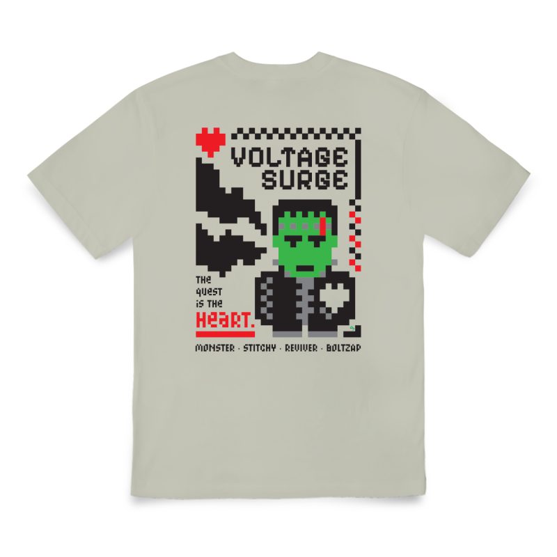 Pixel Haunt Frankenstein Soft Olive