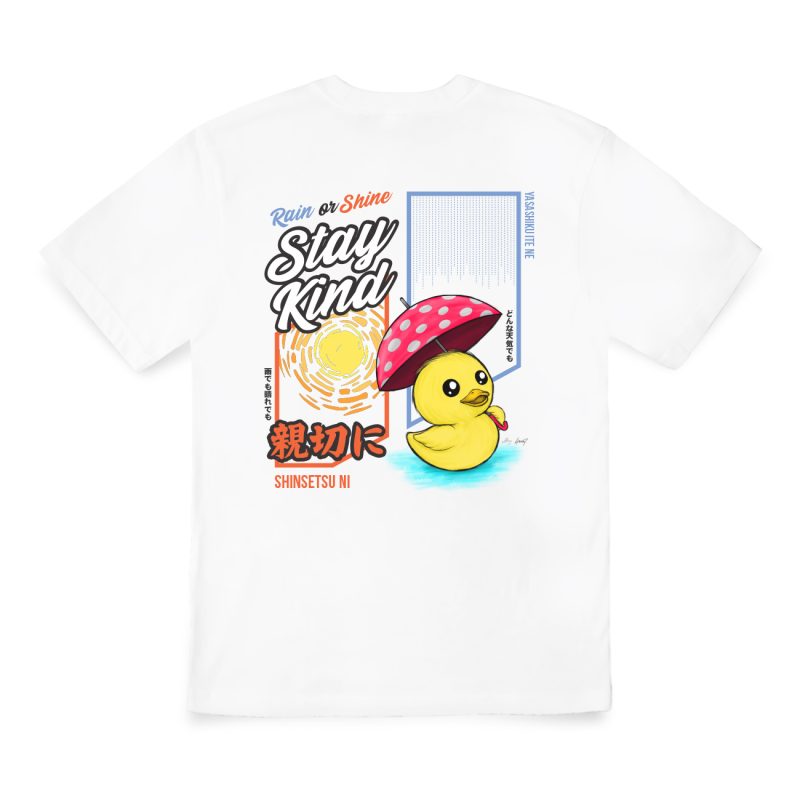 Yellow Duck Stay Kind White